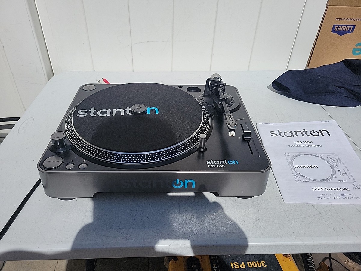 Rare - Stanton T.55 USB Belt Drive DJ Turntable W/USB Connectivity