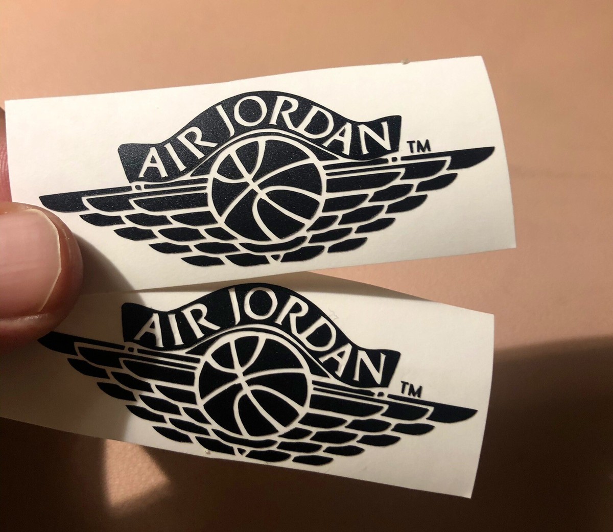 Air Jordan Wings logo w/ TM- vinyl decal sticker - Used for Aj1