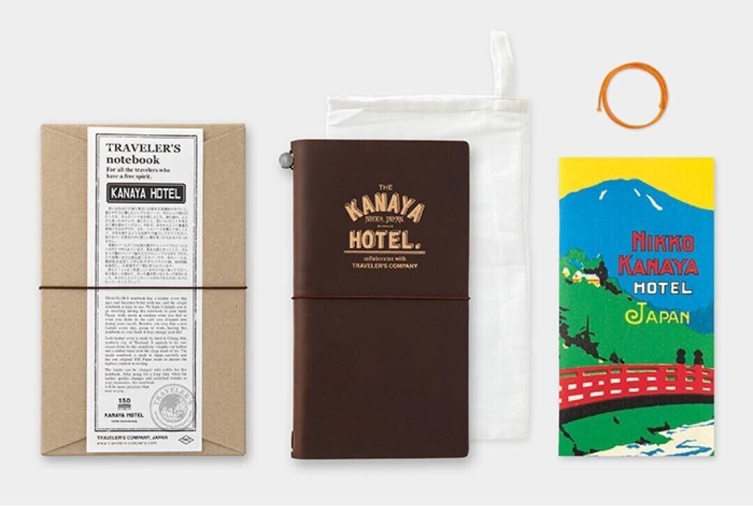 Traveler's COMPANY Notebook Nikko Japan Kanaya Hotel 150th