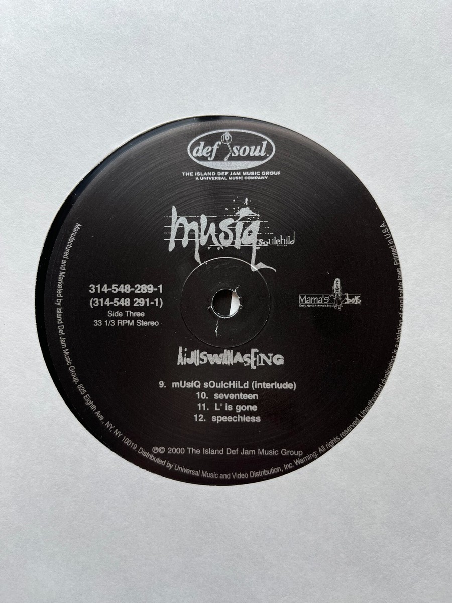 musiq soulchild / Aijuswanaseing 2000 Vinyl US original Def Soul