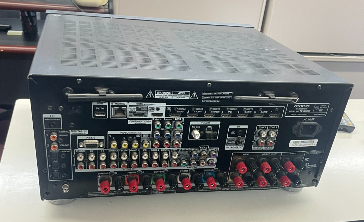 Onkyo TX-RZ800 7.2 Channel Receiver 751398012310| eBay