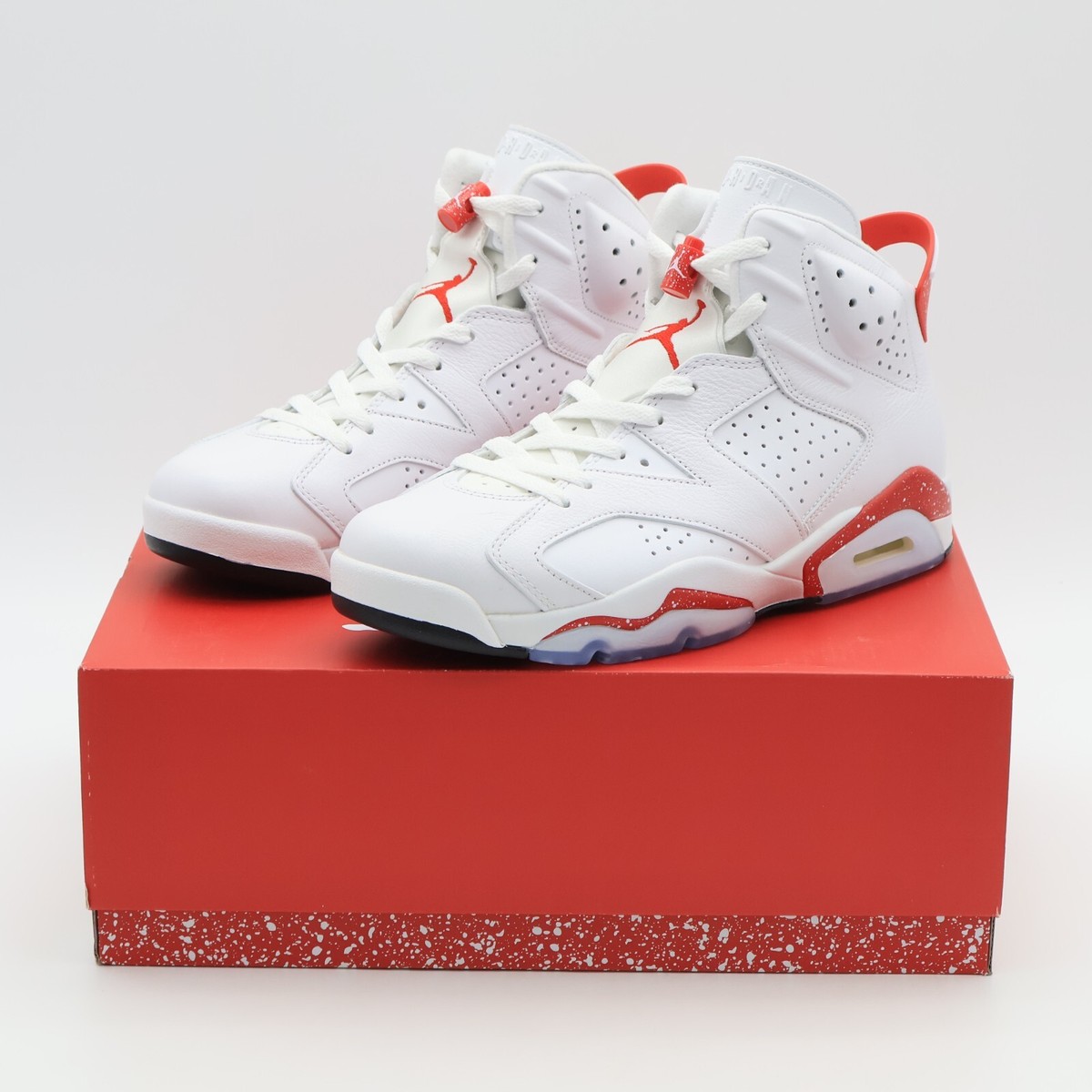 CT8529-162 Nike Jordan 6 White University Red Oreo Black (Men's