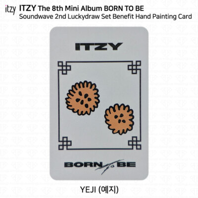 ITZY 8th Mini Album Born To Be Soundwave 2nd Luckydraw Photocard