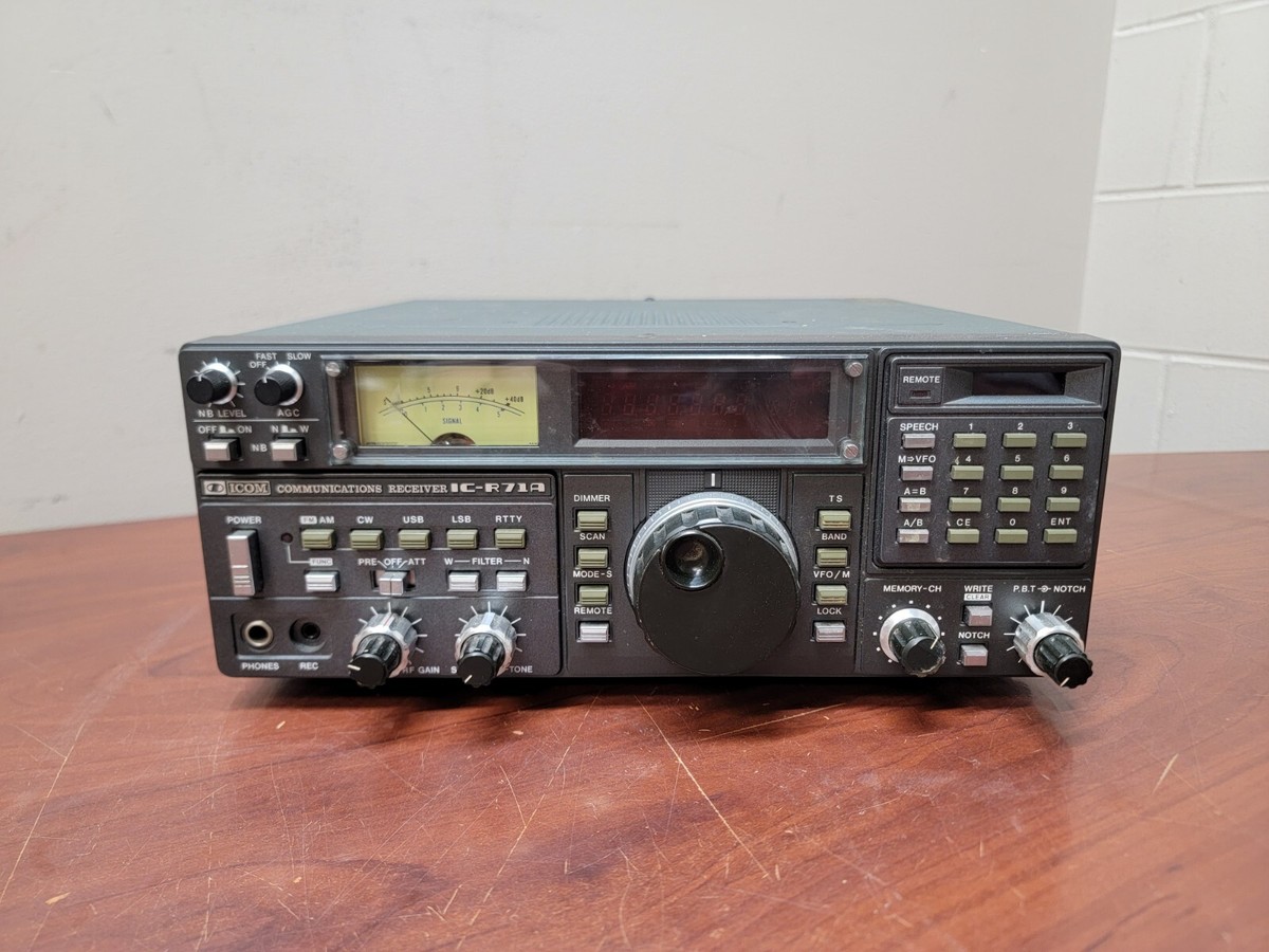 Icom IC-R71A Ham Radio Communications Receiver. Untested c-x | eBay