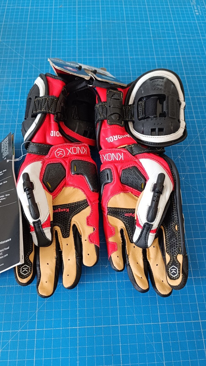 Knox Handroid MK4 Red Motorradhandschuhe (S) | eBay