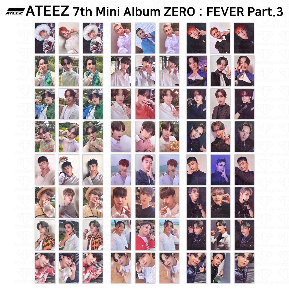 ATEEZ 7th Mini Album Zero Fever Part 3 Official Photocard Version