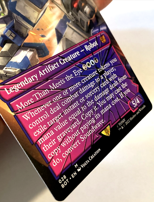 MTG Soundwave, Sonic Spy *SHATTERED GLASS* BOT Transformers 028 NM