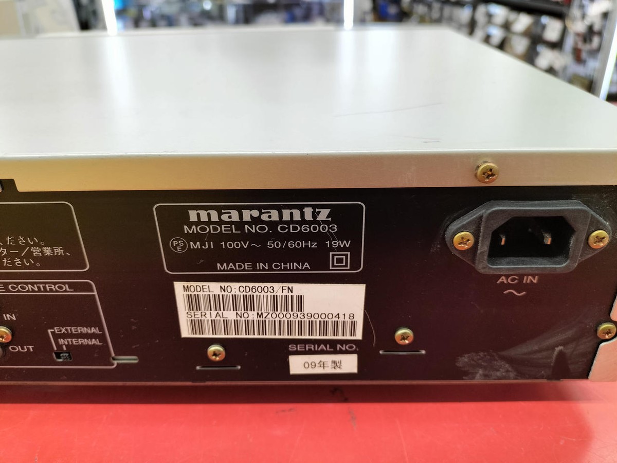 Used) Marantz CD6003 High-Quality CD Player manufactured in 2009