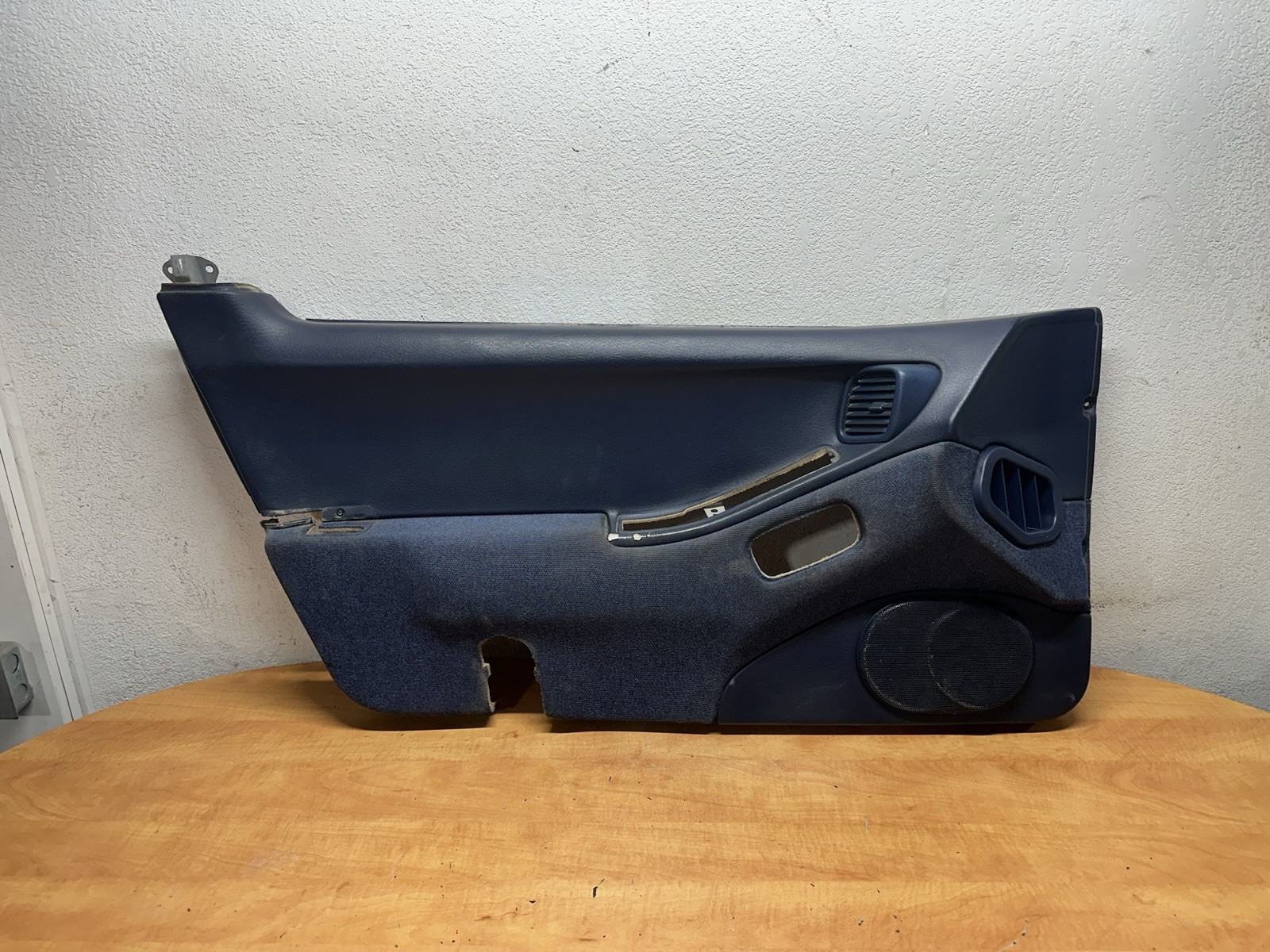 90-93 Nissan 300zx Z32 OEM Blue Interior LH Left Driver Side Door