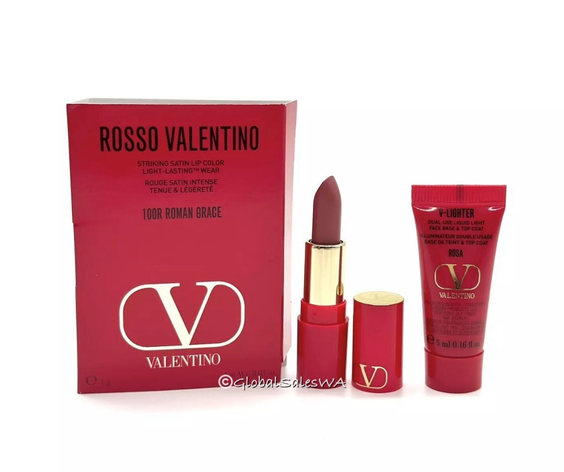 Valentino Lipstick 100R Foundation Face Base 3-Pc Sample Set | eBay