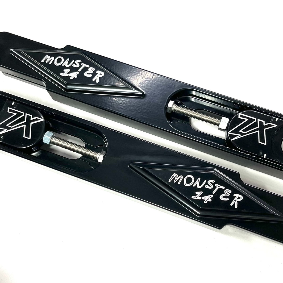 MONSTER BLACK ZX SWINGARM EXTENSIONS 9-14