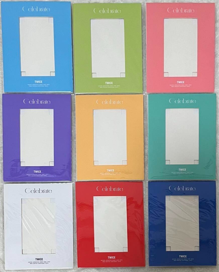 TWICE Japan 4th Album Celebrate Complete set of 37 No Photo cards