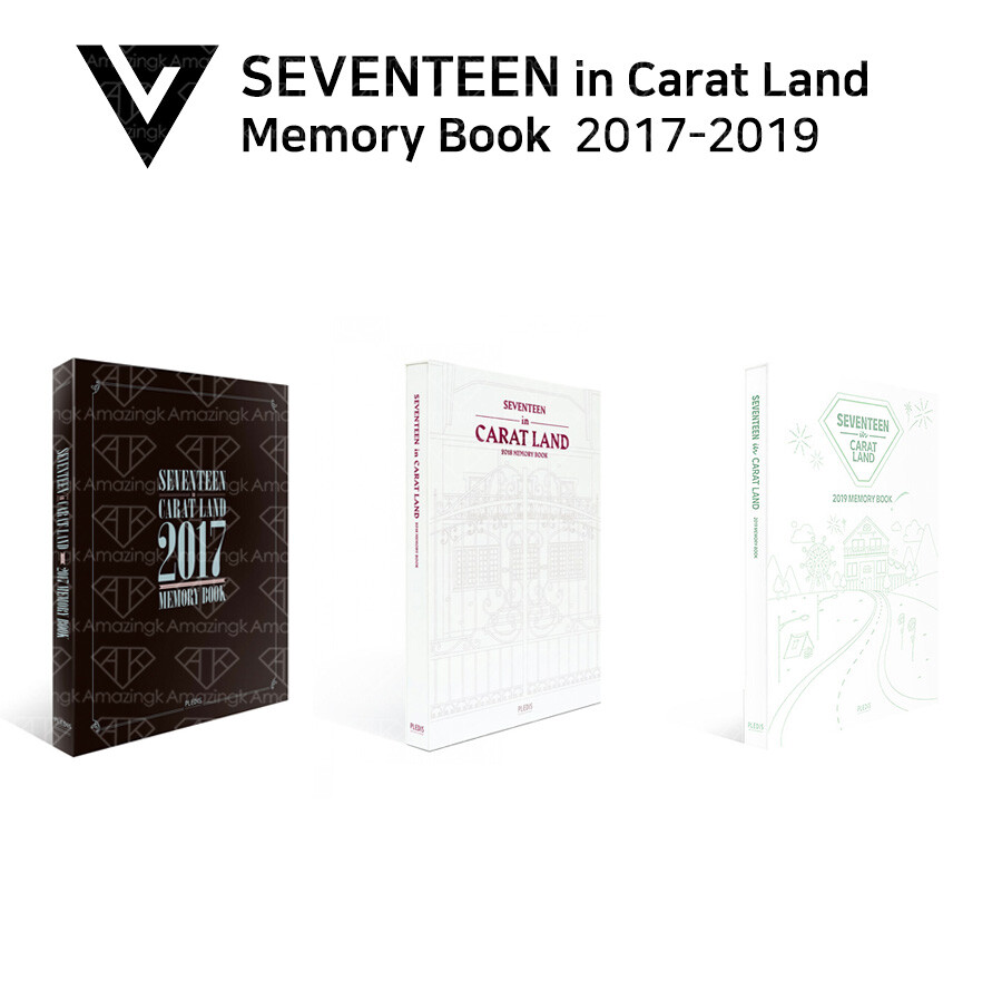 SEVENTEEN Carat Land Official Goods - Memory Book 2017 2018 2019