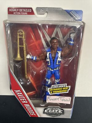 WWE WWF - Xavier Woods - Mattel Elite 42 New Day / Rare | eBay