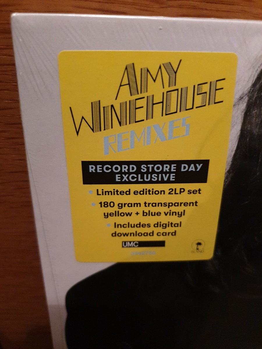 Amy Winehouse, Remixes, Ltd Edition 2x YELLOW & BLUE 180gm Vinyl