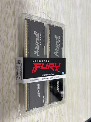 New Kingston FURY Beast 32GB (2 x 16GB) DDR4 3200MHz Dual Kit RAM