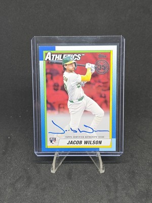 2025 Topps Series 1 JACOB WILSON RC Rookie AUTO /5 SSP 35th