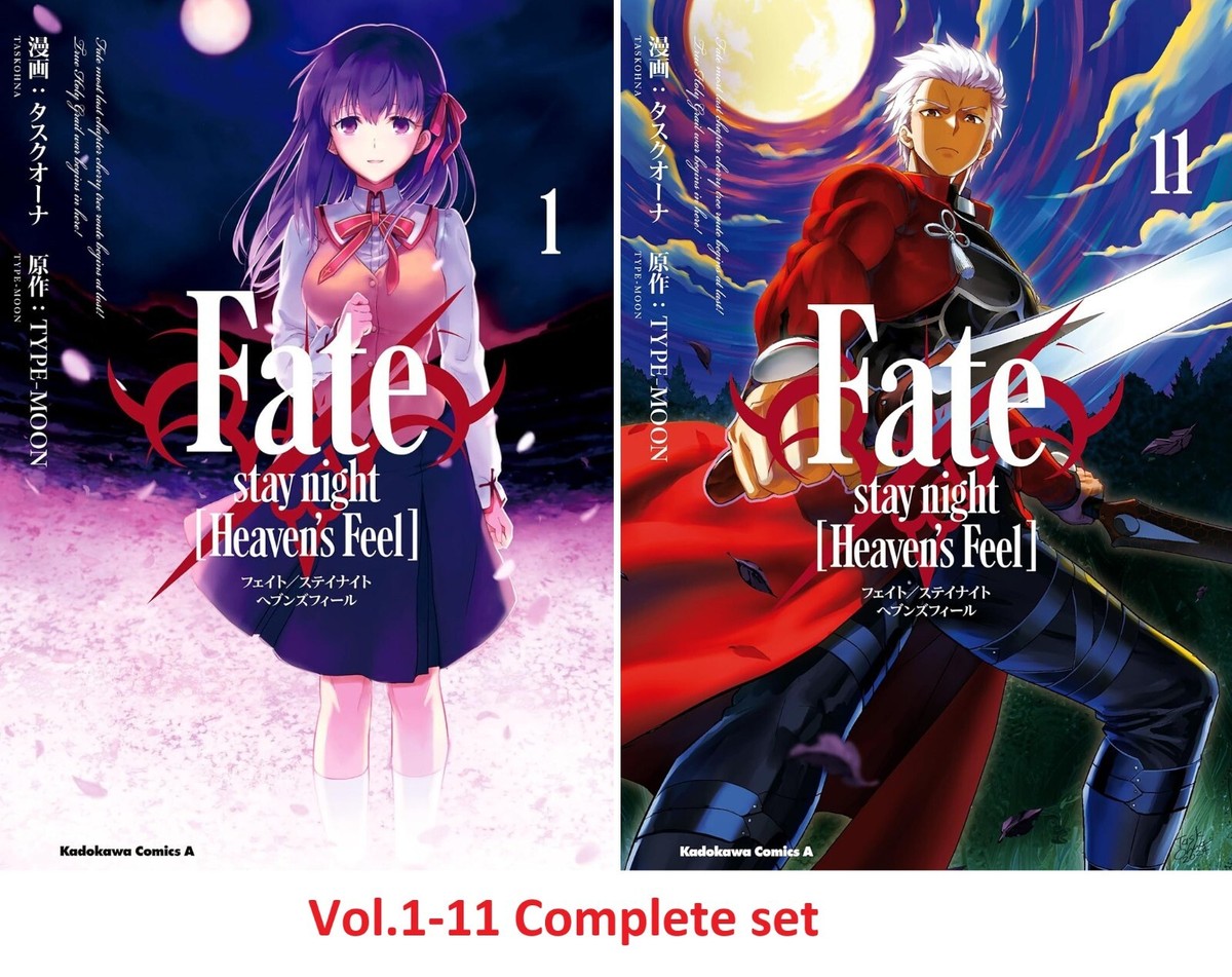 Fate/stay night Heaven's Feel Comic Manga vol. 1-11 Set Book Anime