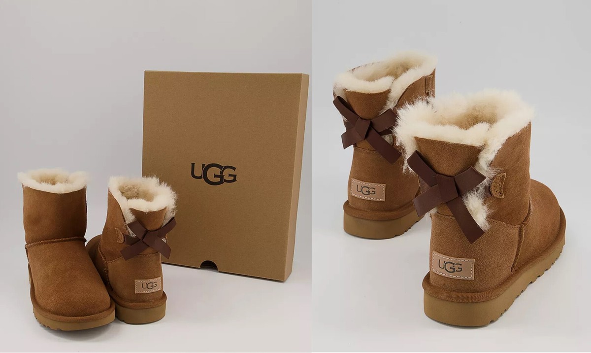 New 100% UGG Brand 1016501 Mini Bailey Bow II Women's Boots Shoes