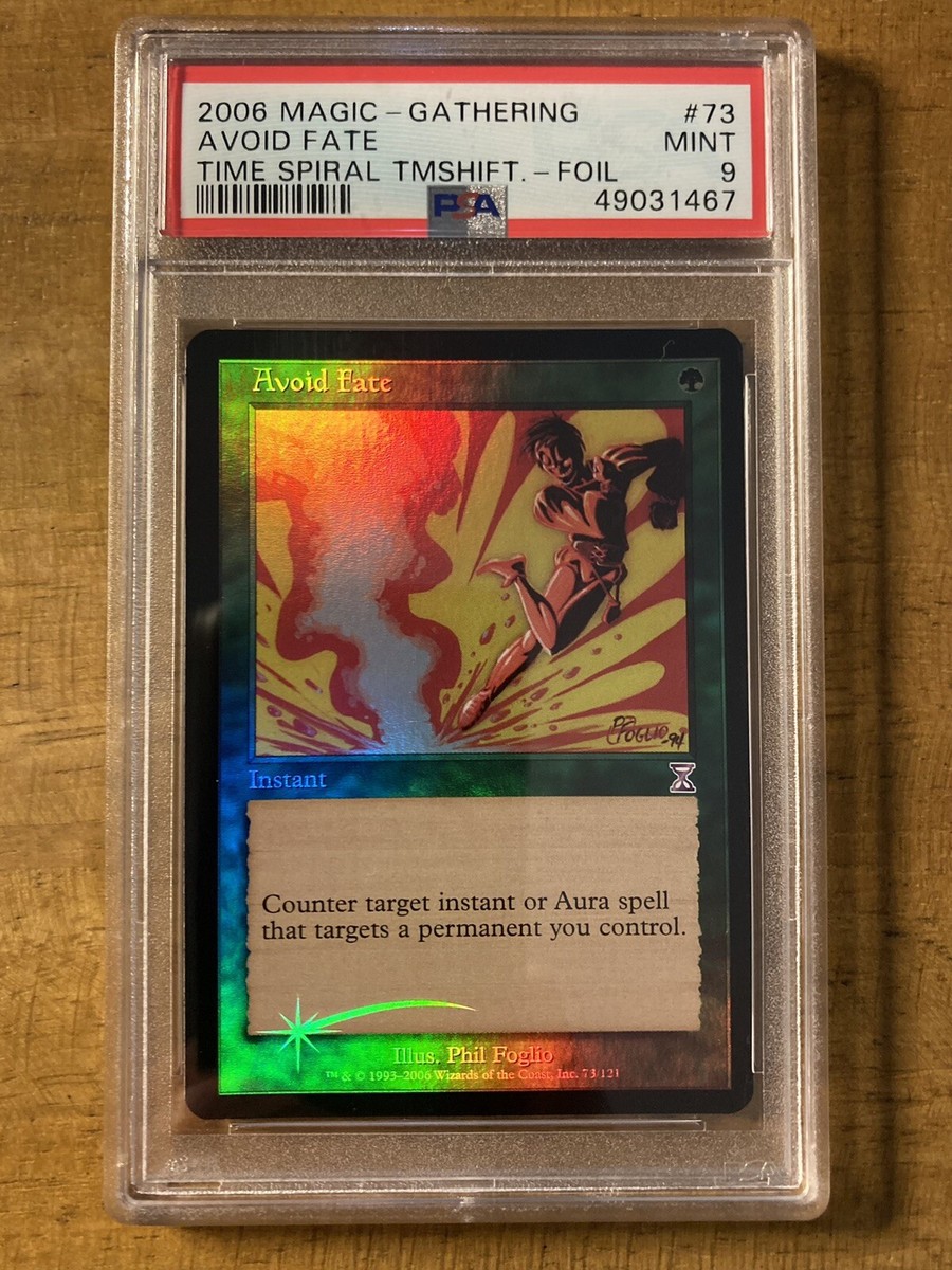 MTG✨AVOID FATE FOIL✨Time Spiral-Timeshifted PSA 9 MINT 2006
