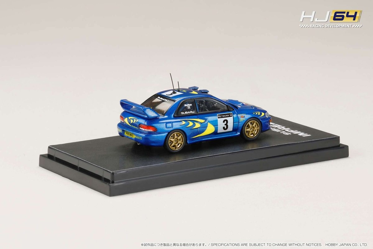 IMPREZA WRC 1996-1998 ミニカー 9台セット IMPREZA WRC 1996-1998
