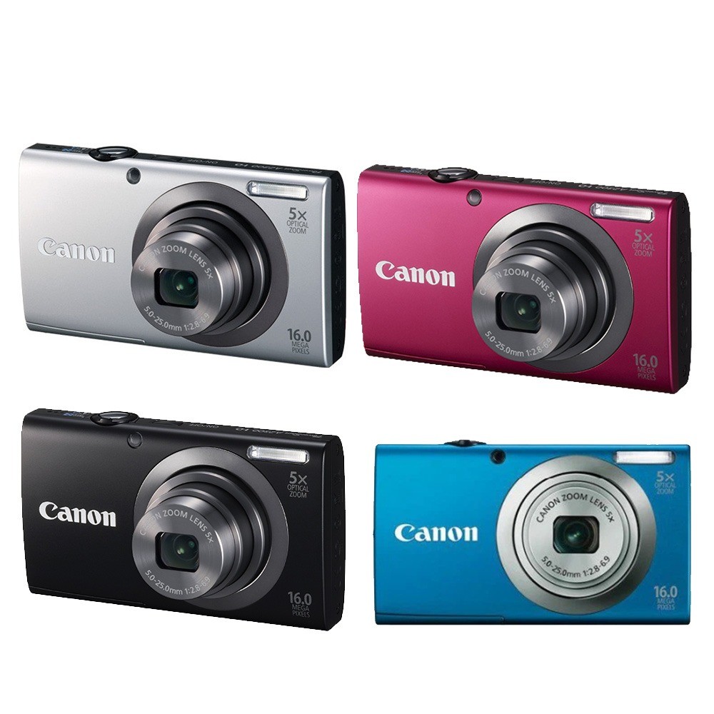 Canon PowerShot A2300 Digital Camera HD 16-megapixel 5x Optical
