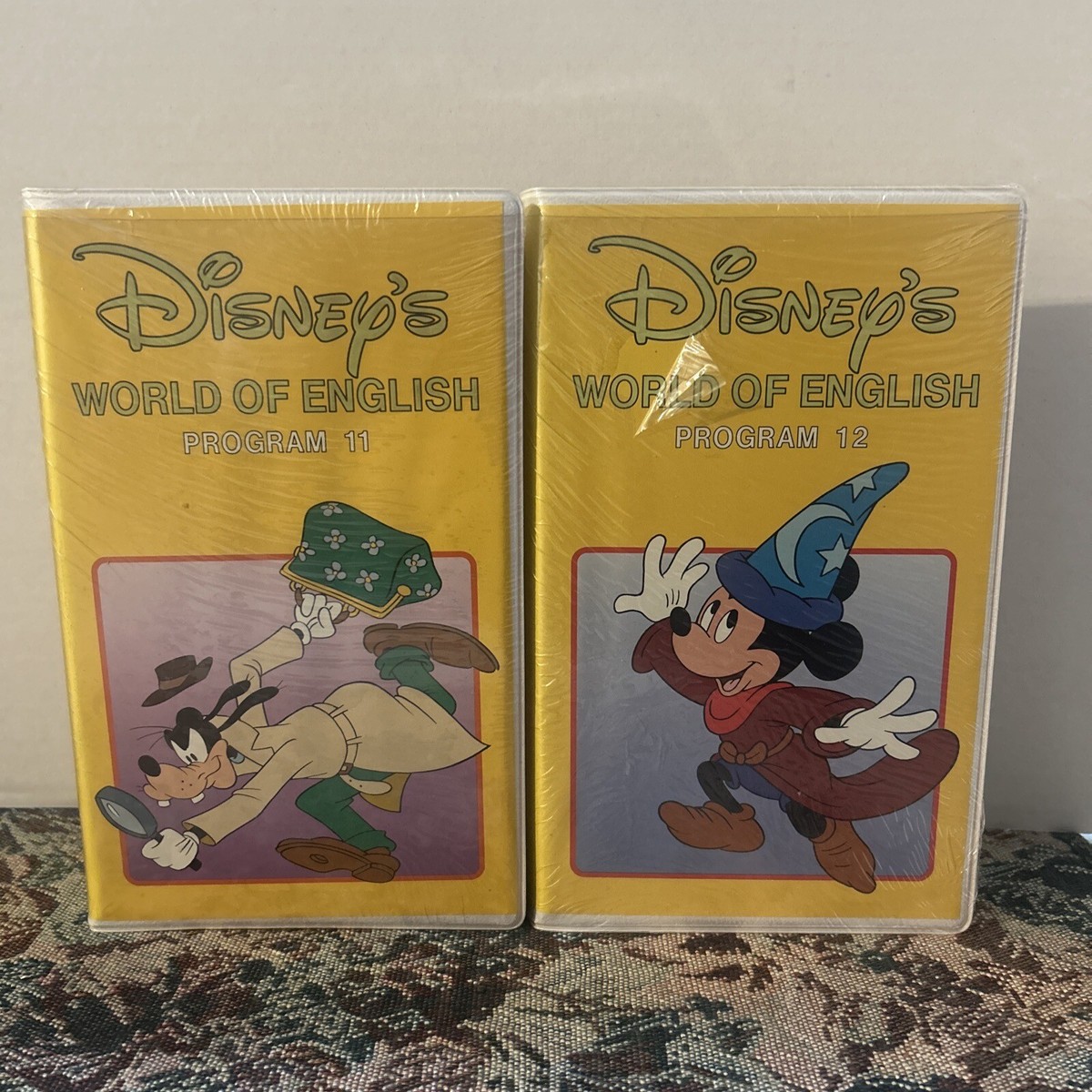 Disney World Of English Vhs Sealed Set Chinese To English 1-12