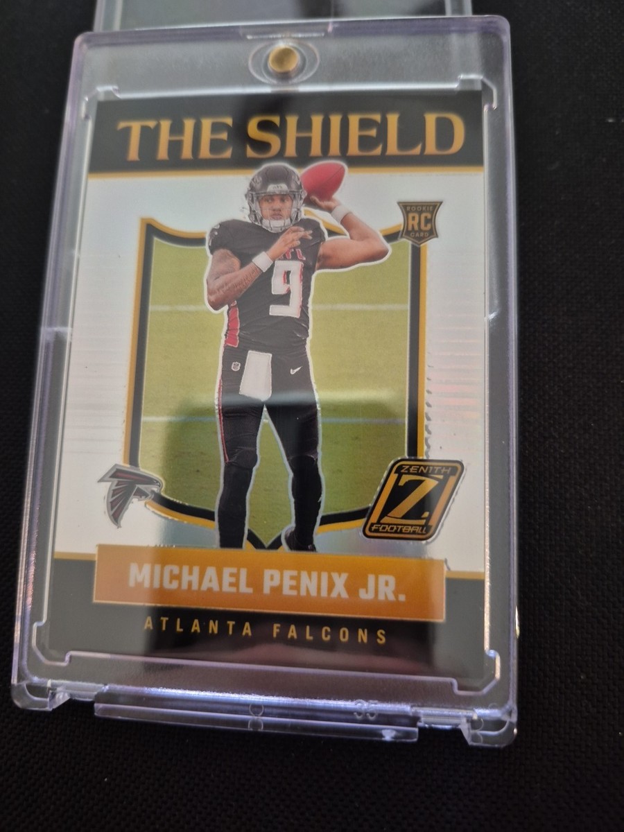 2024 Panini Zenith Michael Penix Jr. The Shield SSP RC Prizm #9