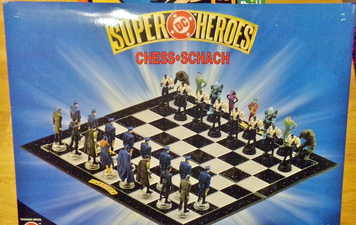 DC Superheroes Schach Complete Batman Chess Set VERY RARE | eBay