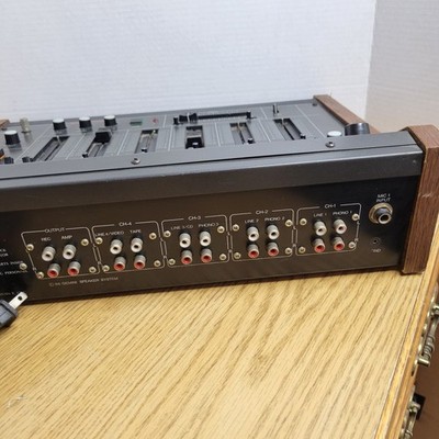 Gemini MX-8200 with Echo Stereo Mixer Equalizer Vintage Pro DJ
