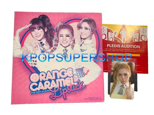 Orange Caramel Lizzy Lipstick CD 1st Album Photo Trading Card DVD