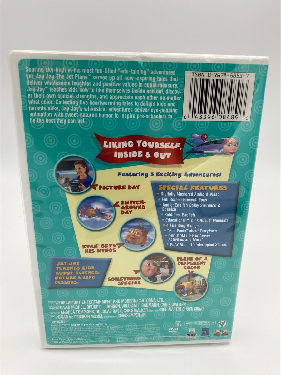 Jay Jay the Jet Plane - Liking Yourself Inside and Out (DVD, 2003