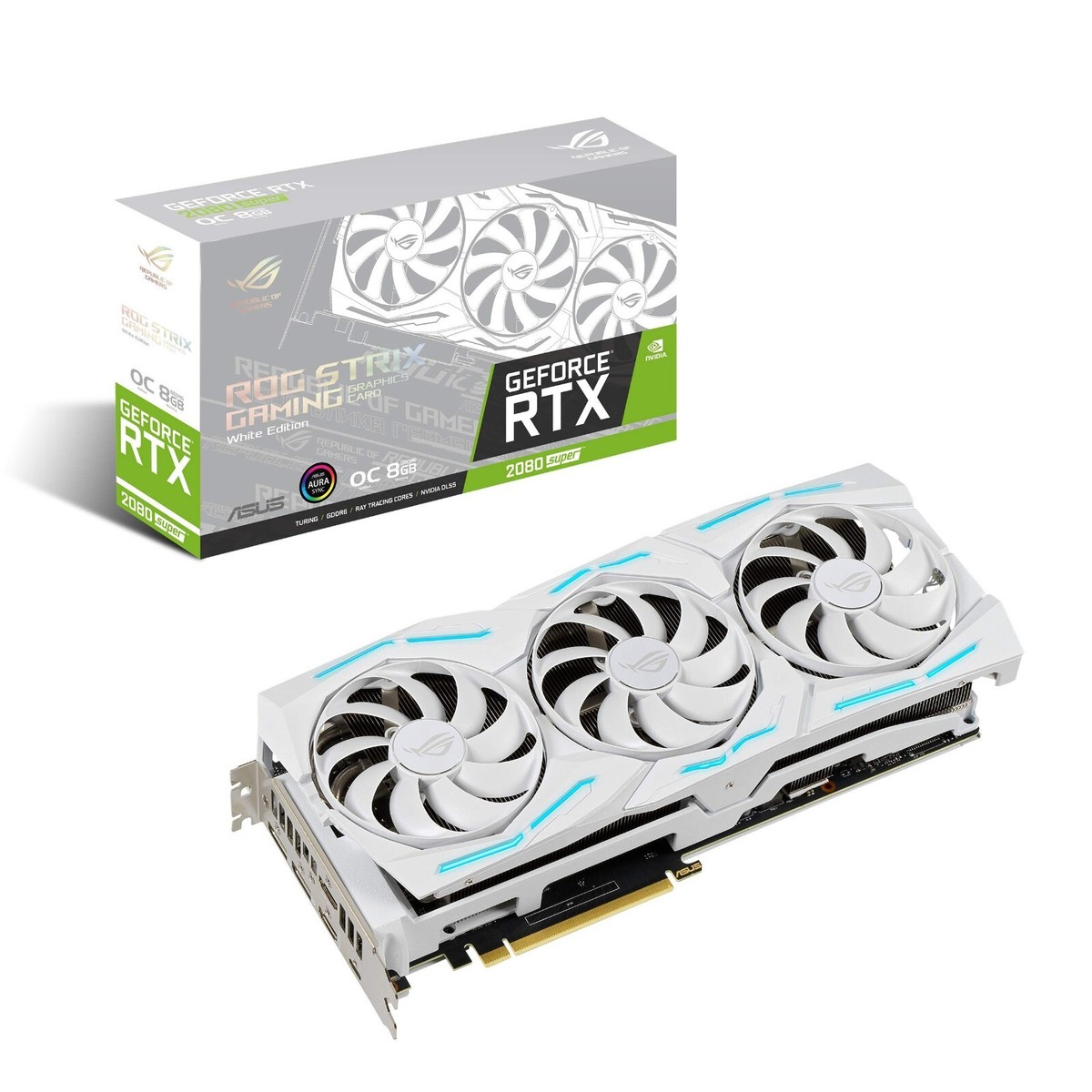 Rare ASUS - ROG Strix | RTX 2080 Super White Edition 8GB - Gaming