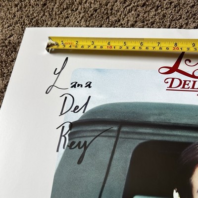 Lana Del Rey SIGNED Limited Edition LUST FOR LIFE MASSIVE