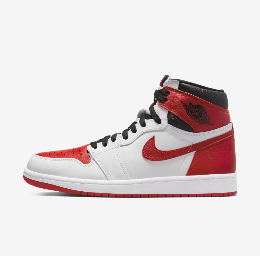 2022 Nike Air Jordan 1 Retro High OG Heritage White Red Black