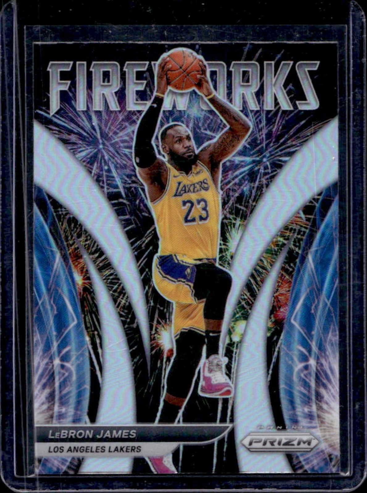 LeBron James 2021 Prizm #1 Fireworks - Silver Price Guide - Sports