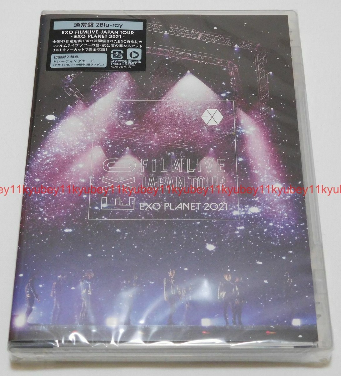 New EXO FILMLIVE JAPAN TOUR EXO PLANET 2021 2 Blu-ray Card Japan