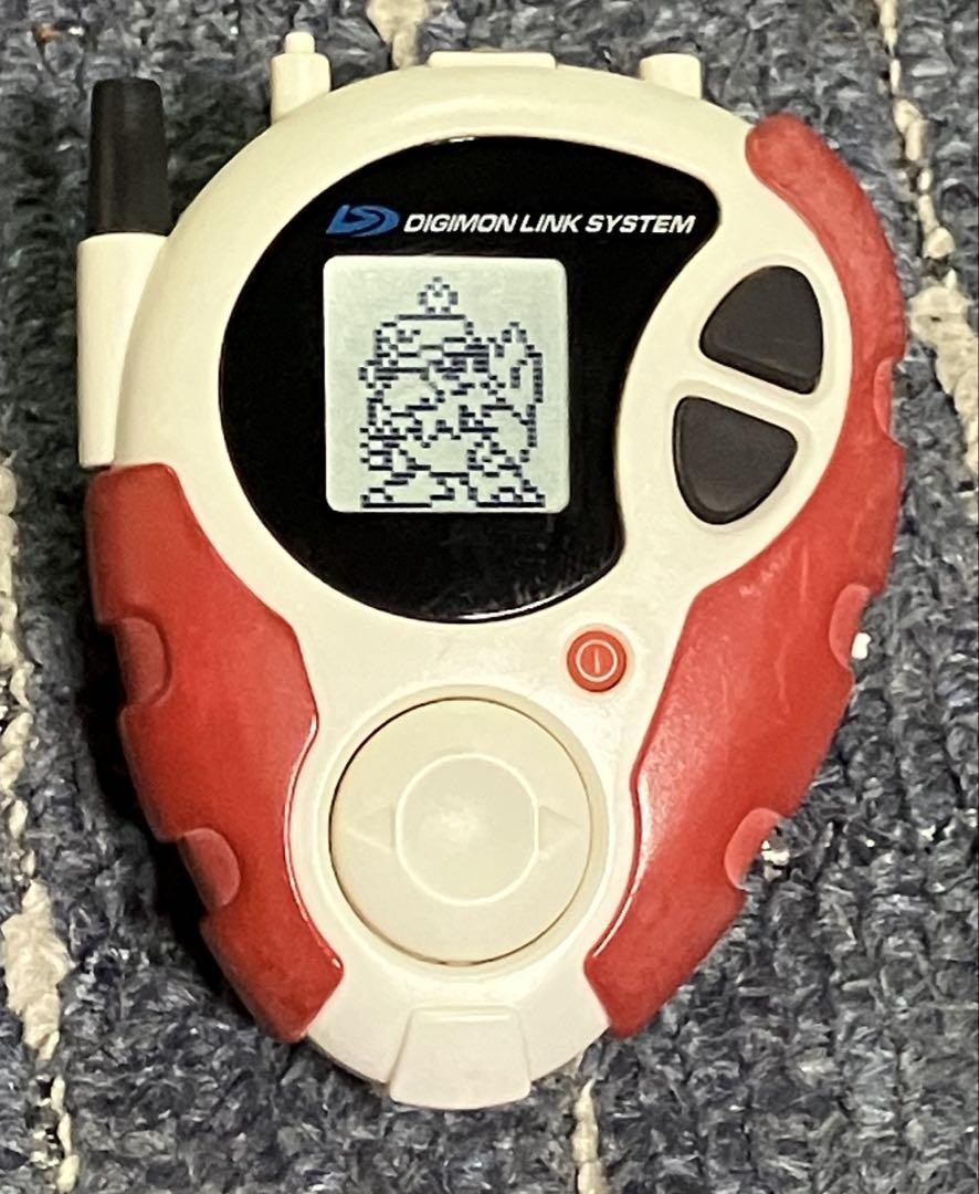 Bandai Digimon Link Sistem Adventure 02 Digivice D-3 white & red