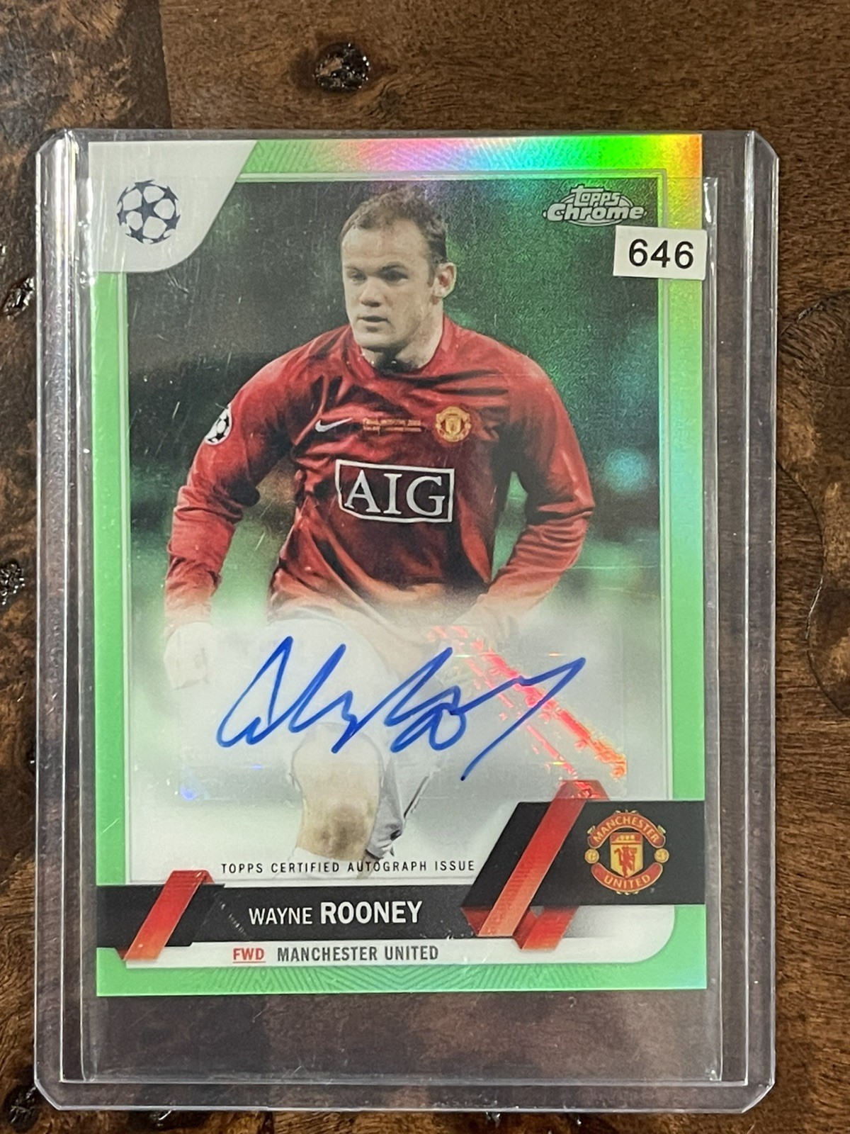 Wayne Rooney 2022 Topps Chrome UEFA Club Competitions #CA-WR