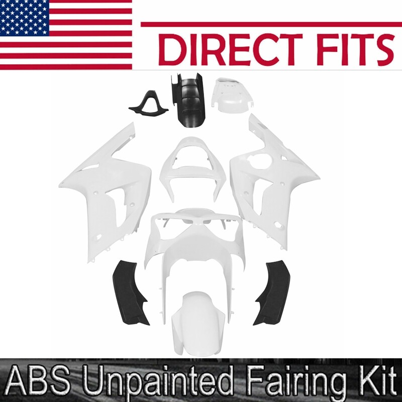 Unpainted Fairing Kit For Kawasaki Ninja ZX-6R ZX6R 636 2003 2004