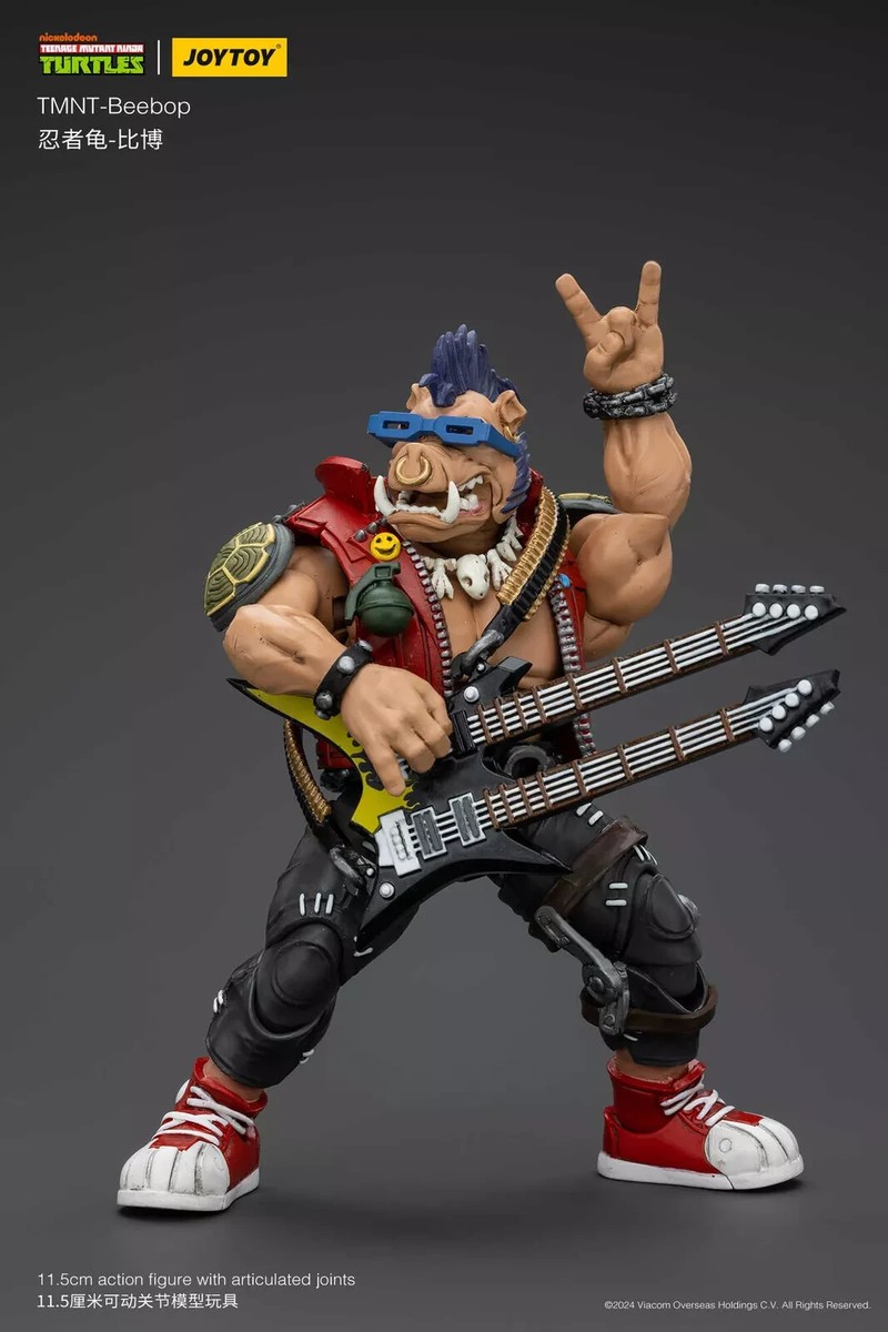 JOYTOY 1/18 TMNT Beebop & Rocksteady Set of 2 Action Figure Toy