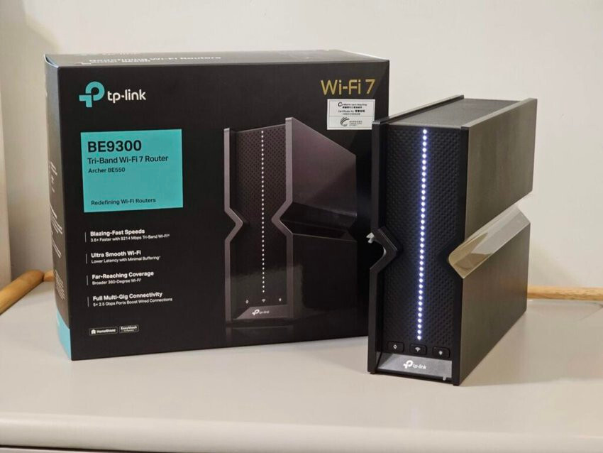 TP-Link Archer BE550 BE9300 Tri-Band Wi-Fi 7 Router USB3.0 WAN