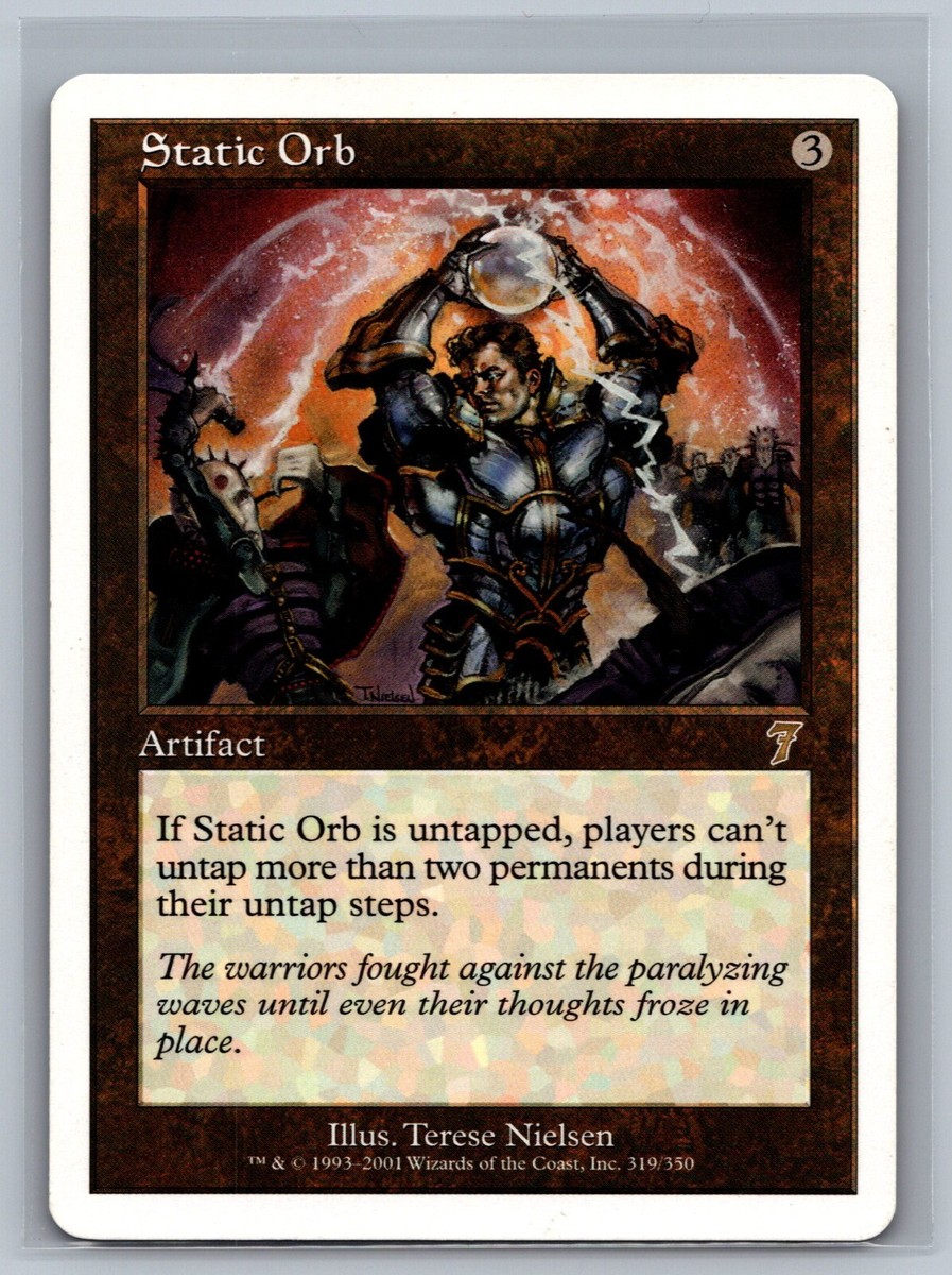 MTG 静態の宝珠/Static Orb(7ED)Foil Static Orb · Seventh Edition