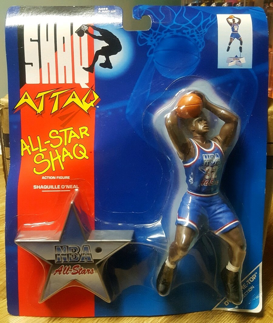 1993 Kenner Shaq Attaq All-Star NBA Action Figure Shaquille O'Neal
