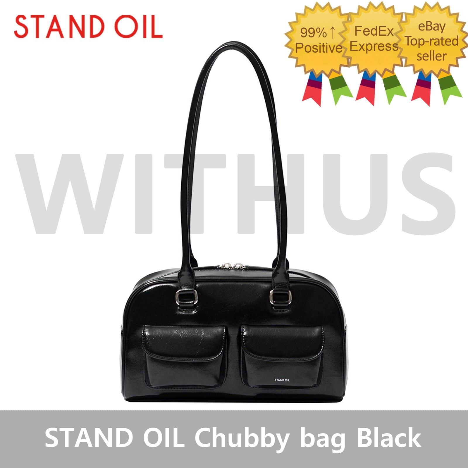 STAND OIL Chubby bag Black Women's Shoulder Bag - Tracking_ | eBay