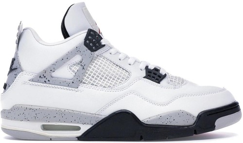 Jordan 4 Retro White Cement (2025) (GS) | eBay