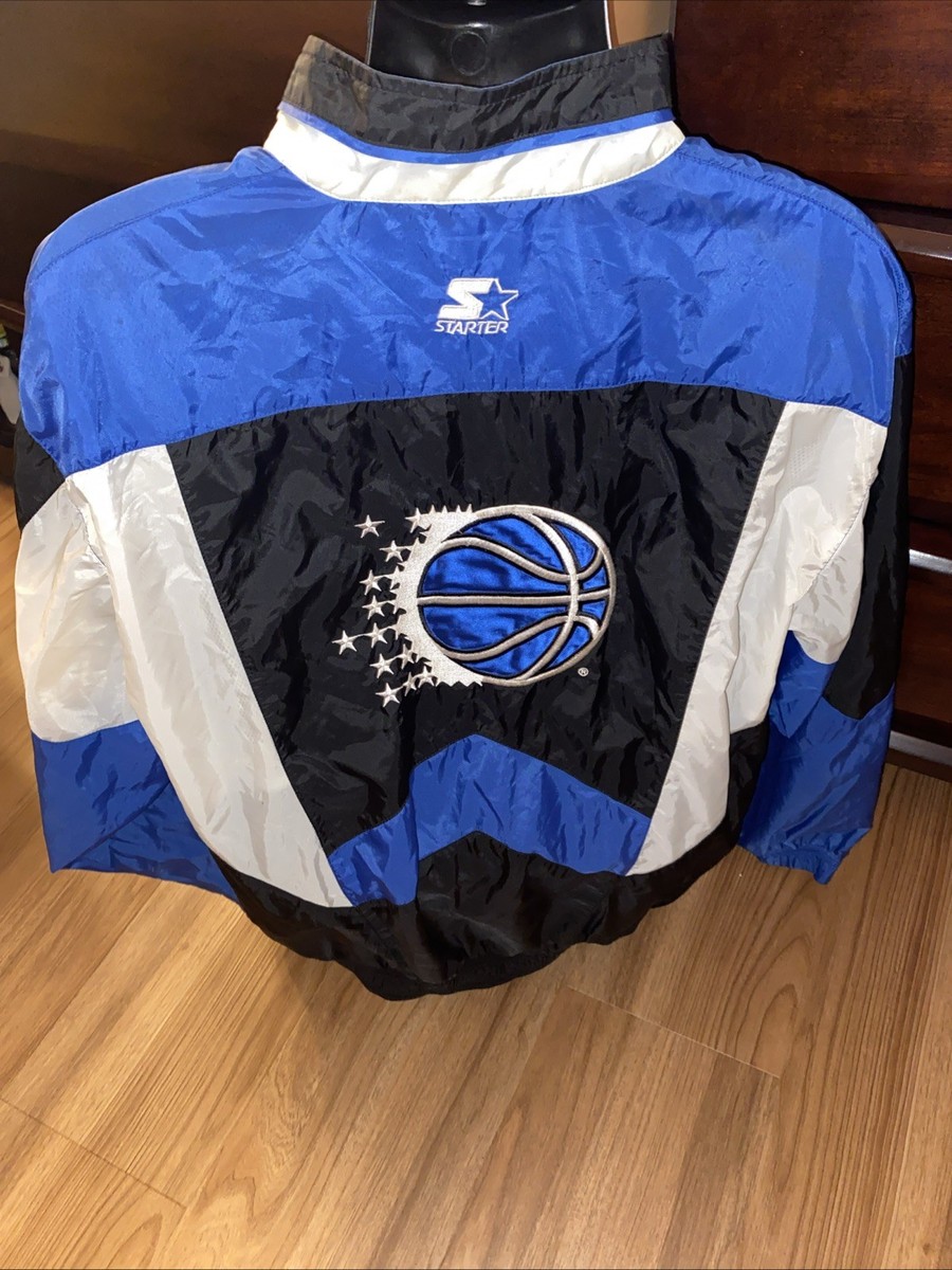 Vintage 90s Orlando Magic Starter Full Zip Windbreaker Jacket Size