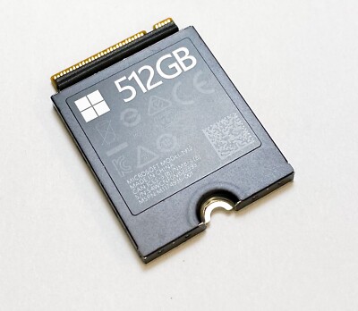 512GB Microsoft 1912 M1119069-003 NVMe PCIe Gen3 x4 M.2 2230