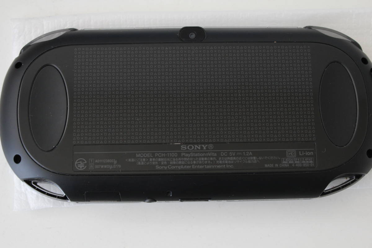 PS Vita Console Crystal Black PCH-1100 OLED 3G/Wi-Fi SONY 1000