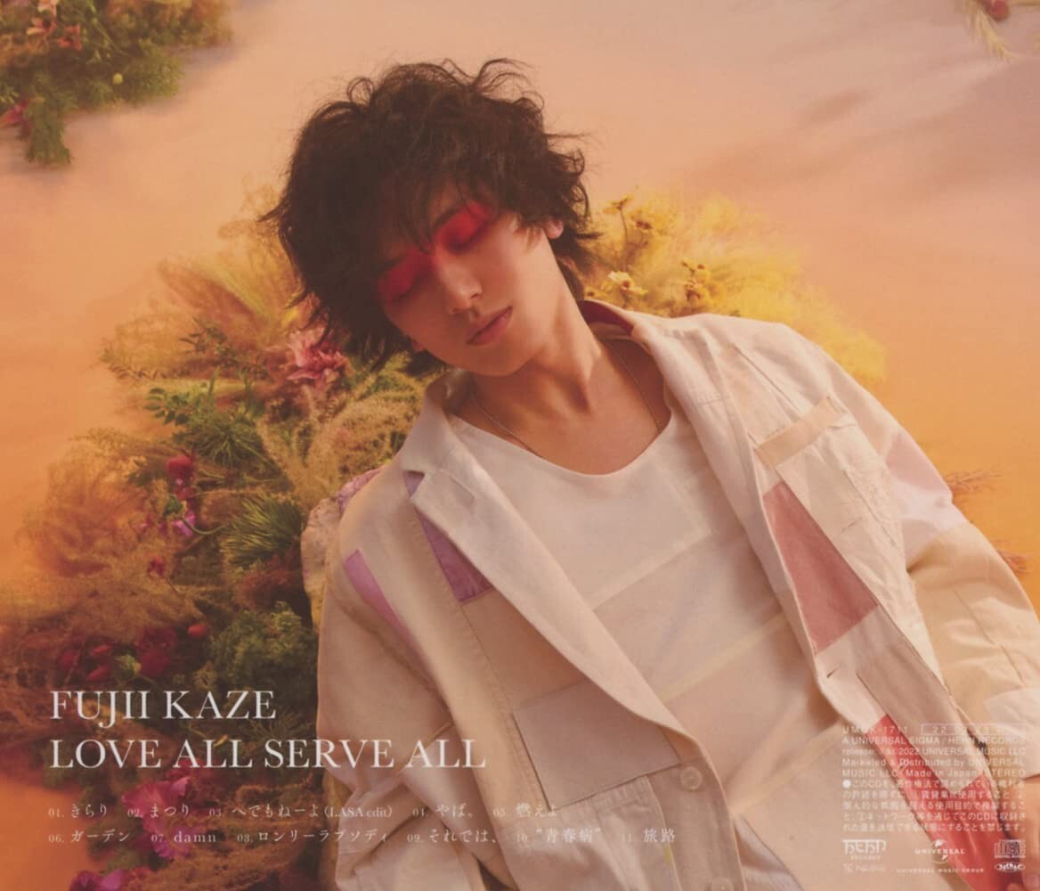 New Fujii Kaze LOVE ALL SERVE ALL First Limited Edition CD Japan